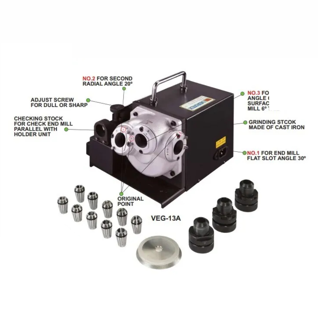 Precision End Mill Grinder ( VEG-13A )